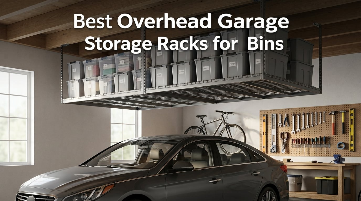 Best Overhead Garage Storage Racks for Bins