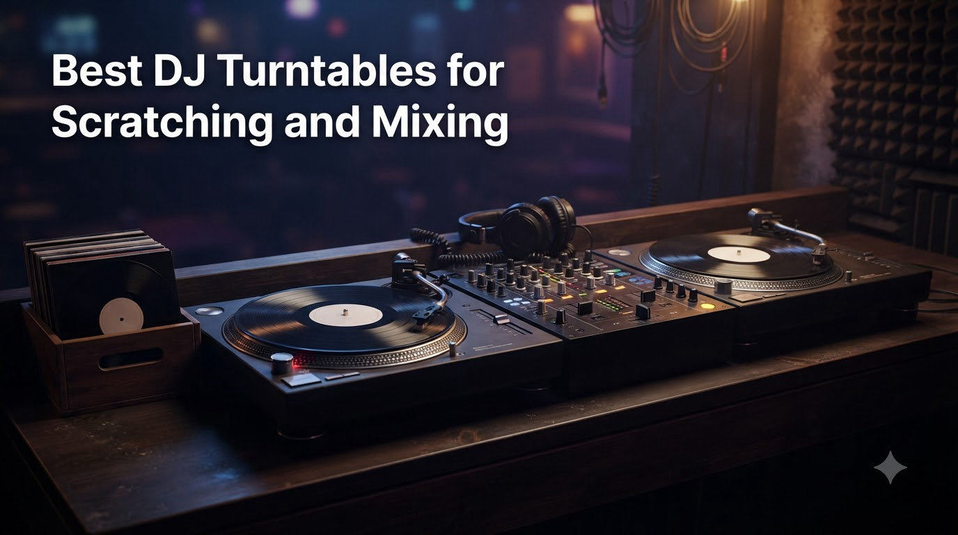 Best DJ Turntables for Scratching and Mixing