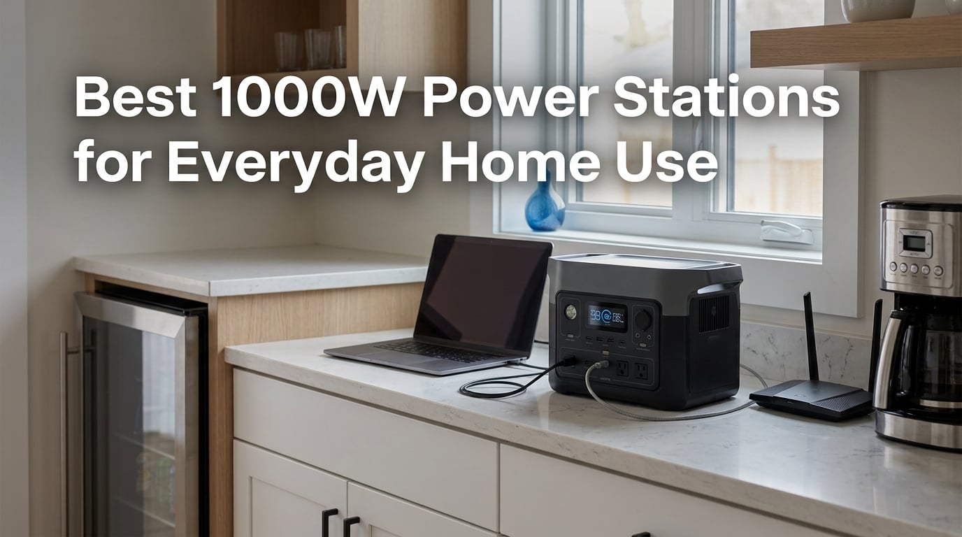 Best 1000W Power Stations for Everyday Home Use