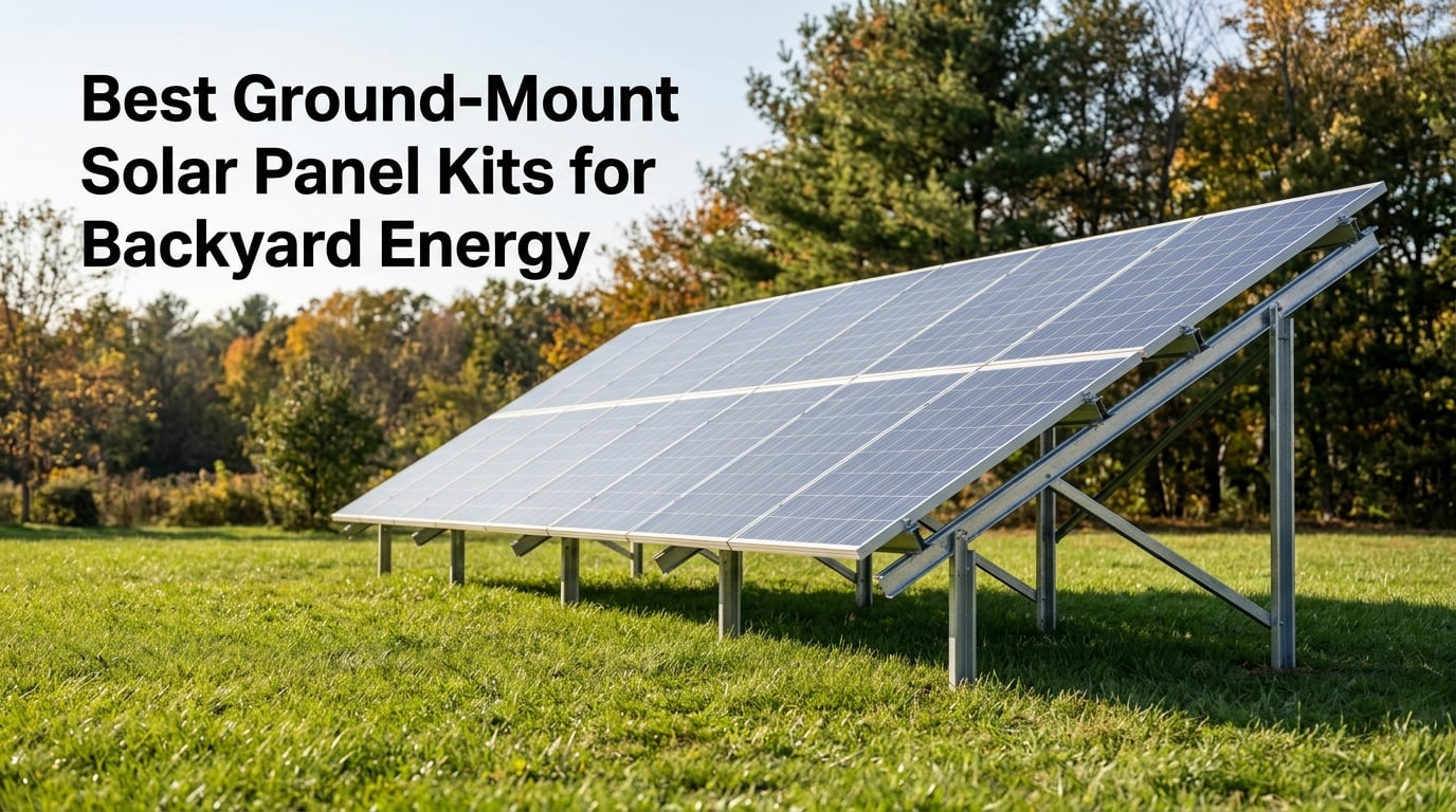 Best Ground-Mount Solar Panel Kits for Backyard Energy