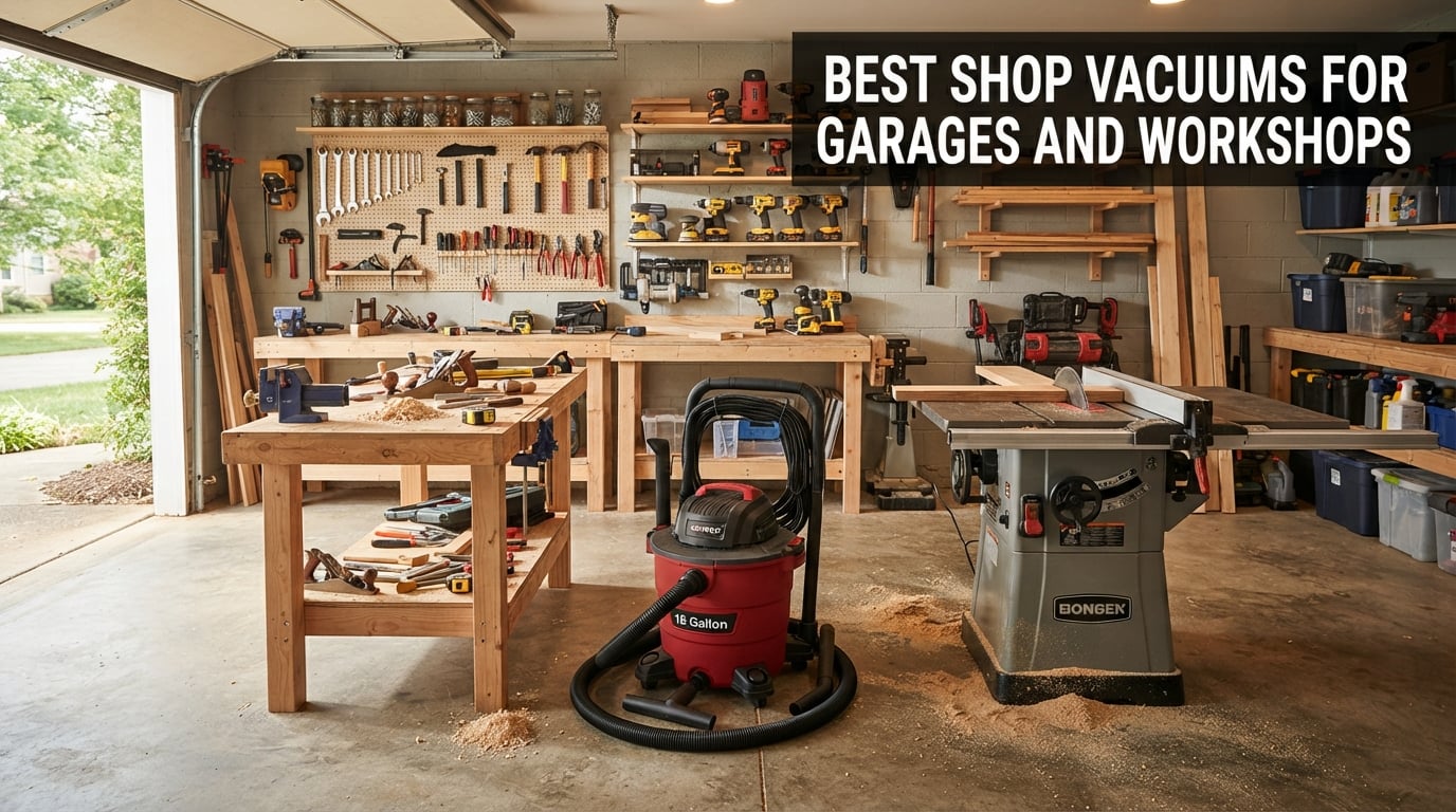 Best Shop Vacuums for Garages and Workshops