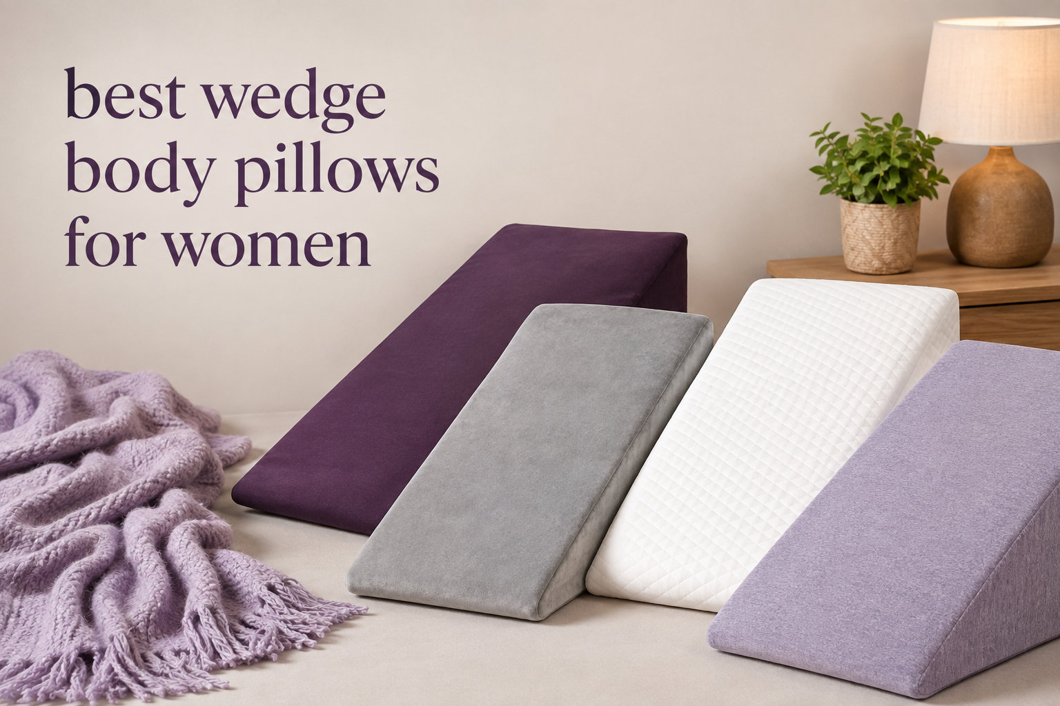 best wedge body pillows for women