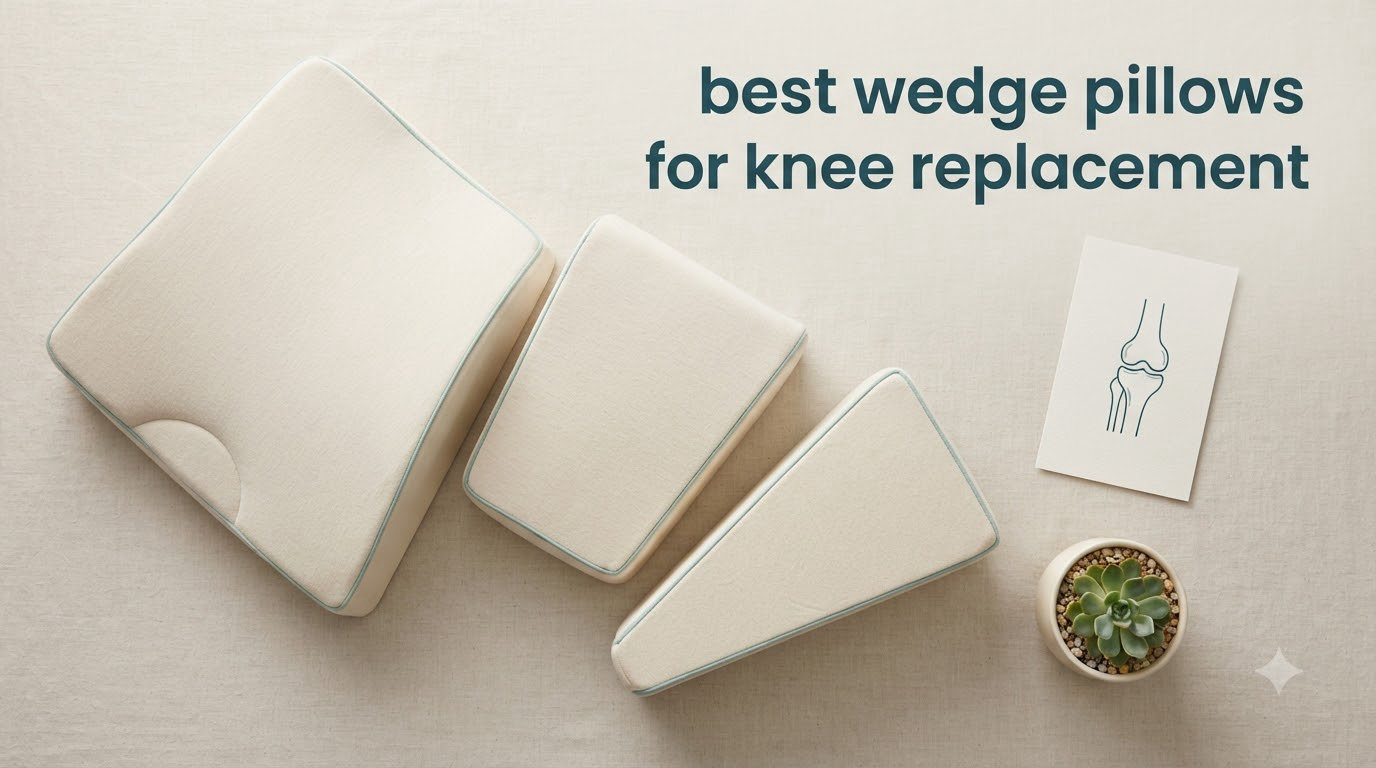 best wedge pillows for knee replacement