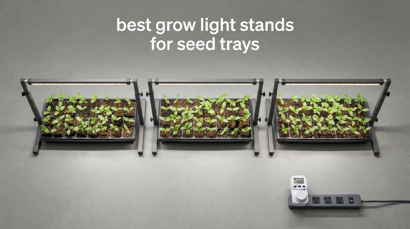 best grow light stands for seed trays