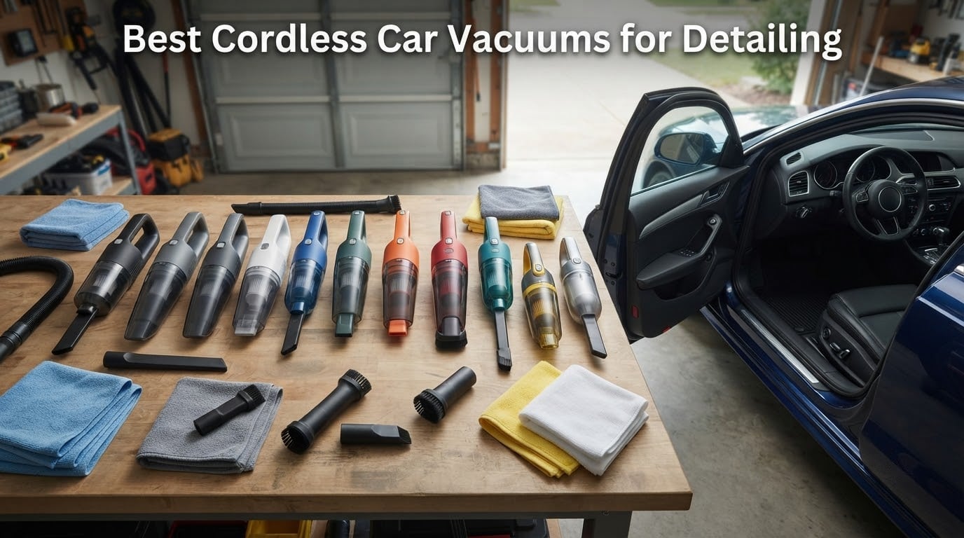Best Cordless Car Vacuums for Detailing