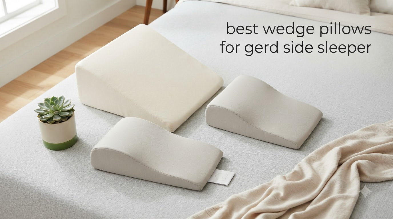 best wedge pillows for gerd side sleeper