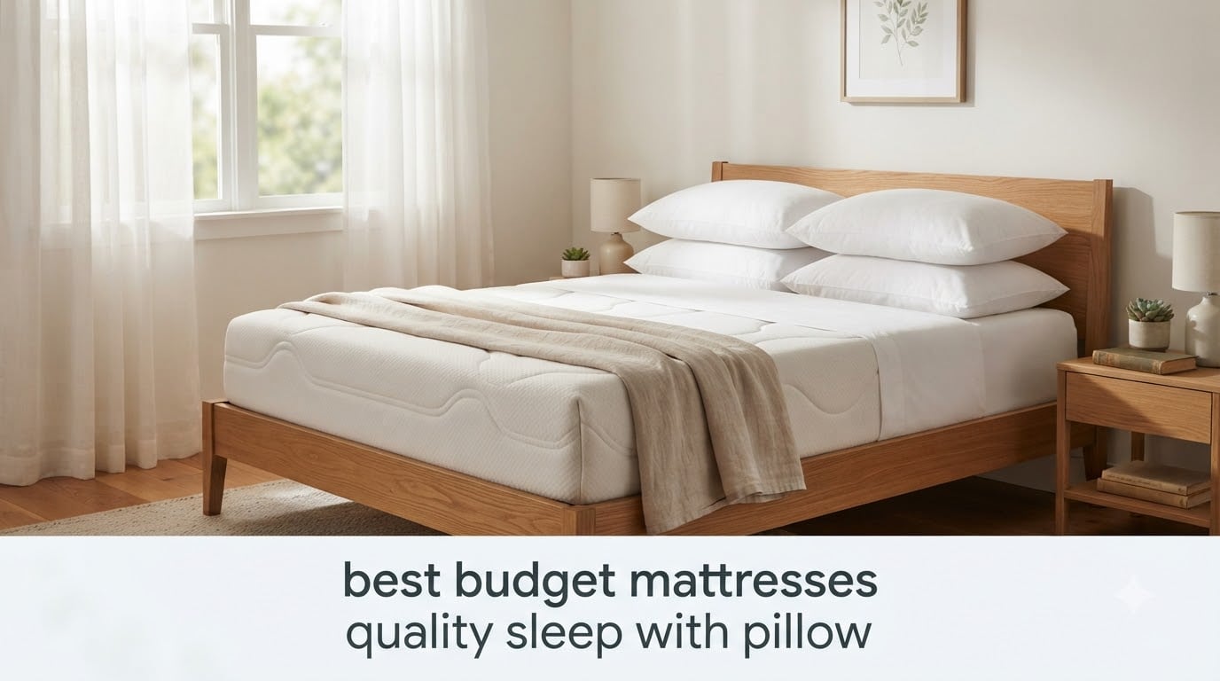 best budget mattresses quality sleep with pillow