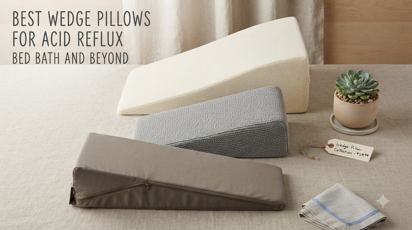 best wedge pillows for acid reflux bed bath and beyond