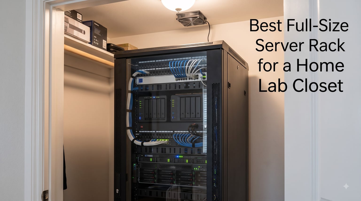 Best Full-Size Server Rack for a Home Lab Closet