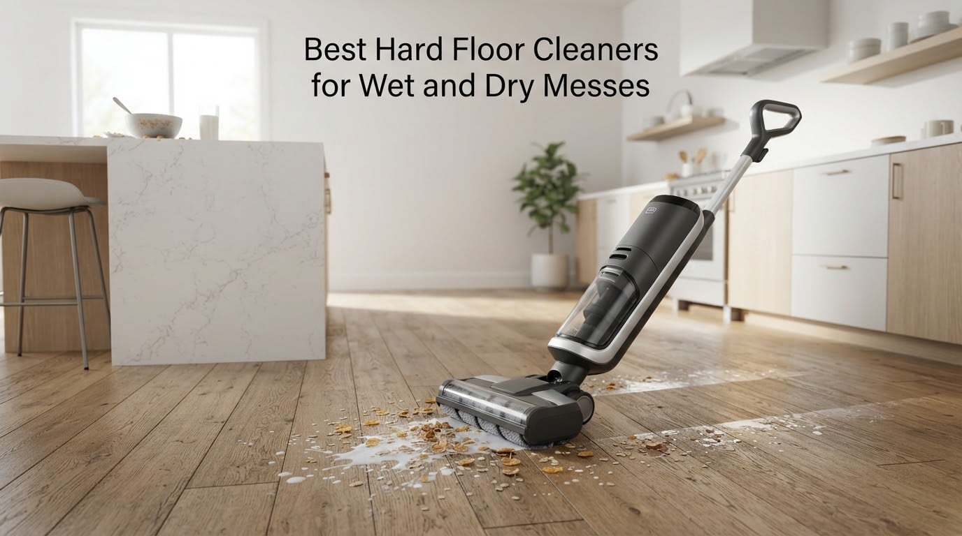 Best Hard Floor Cleaners for Wet and Dry Messes