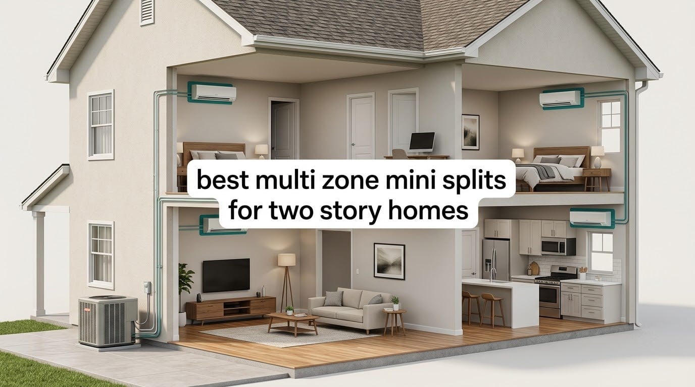 best multi zone mini splits for two story homes