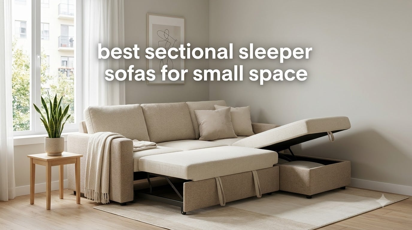 best sectional sleeper sofas for small space