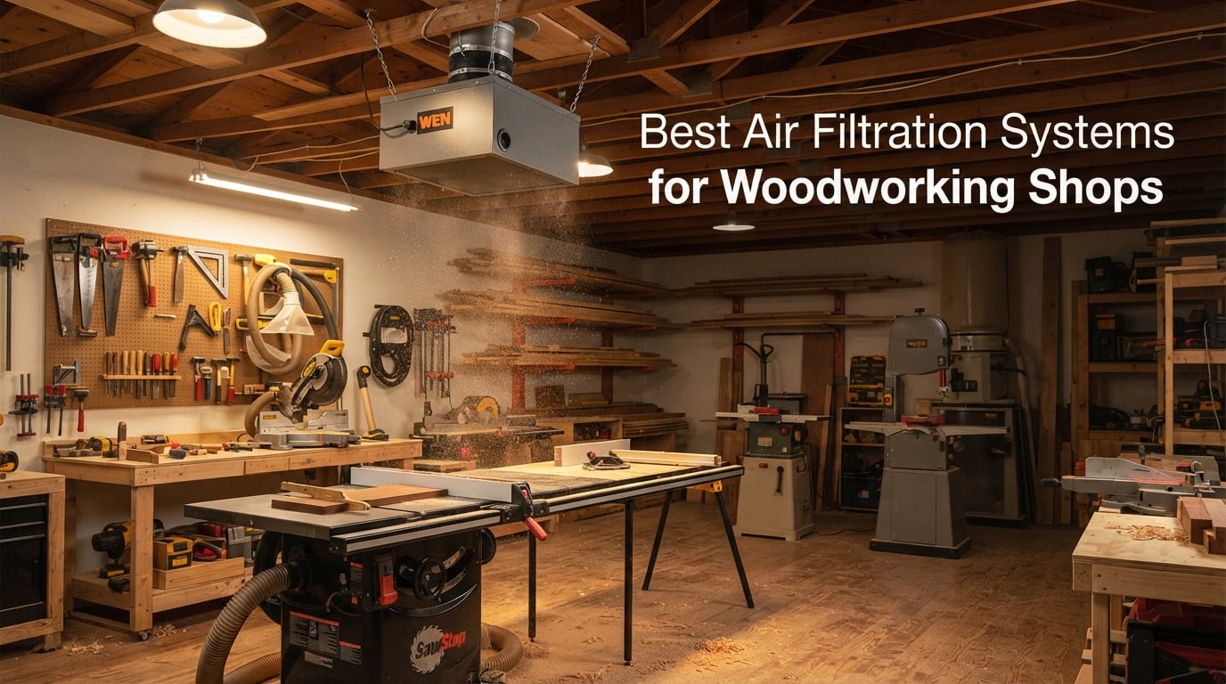 Best Air Filtration Systems for Woodworking Shops