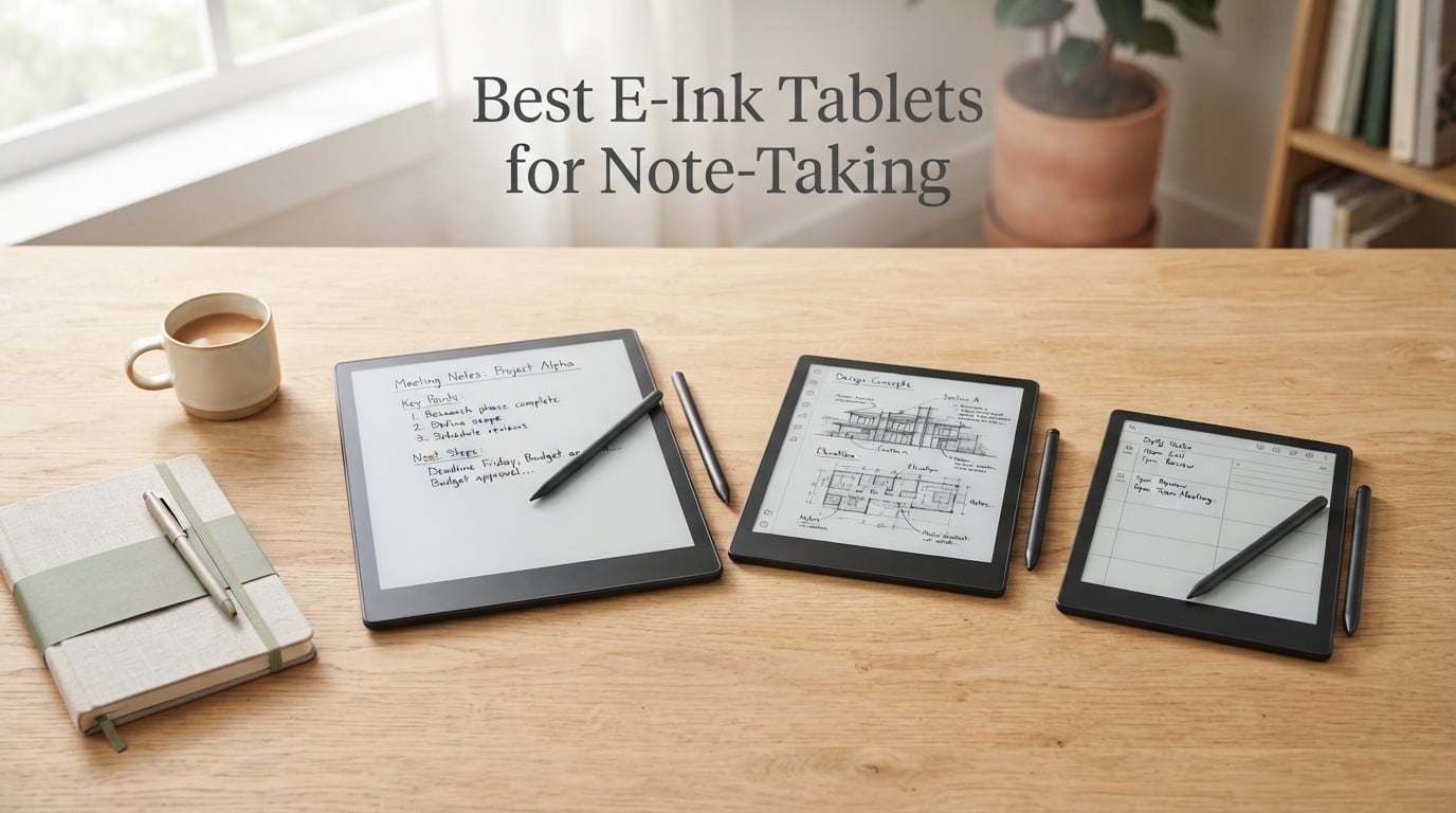 Best E-Ink Tablets for Note-Taking