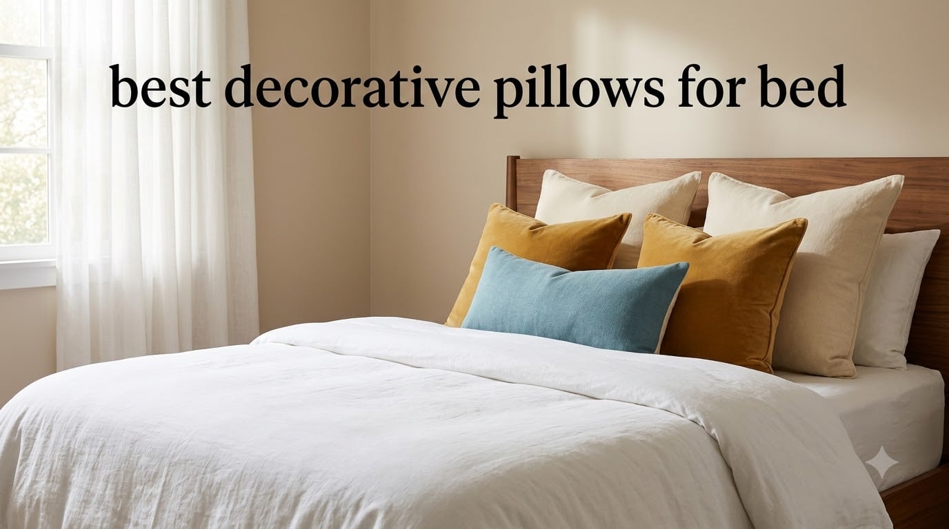 best decorative pillows for bed