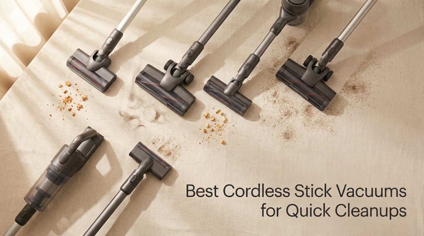 Best Cordless Stick Vacuums for Quick Cleanups