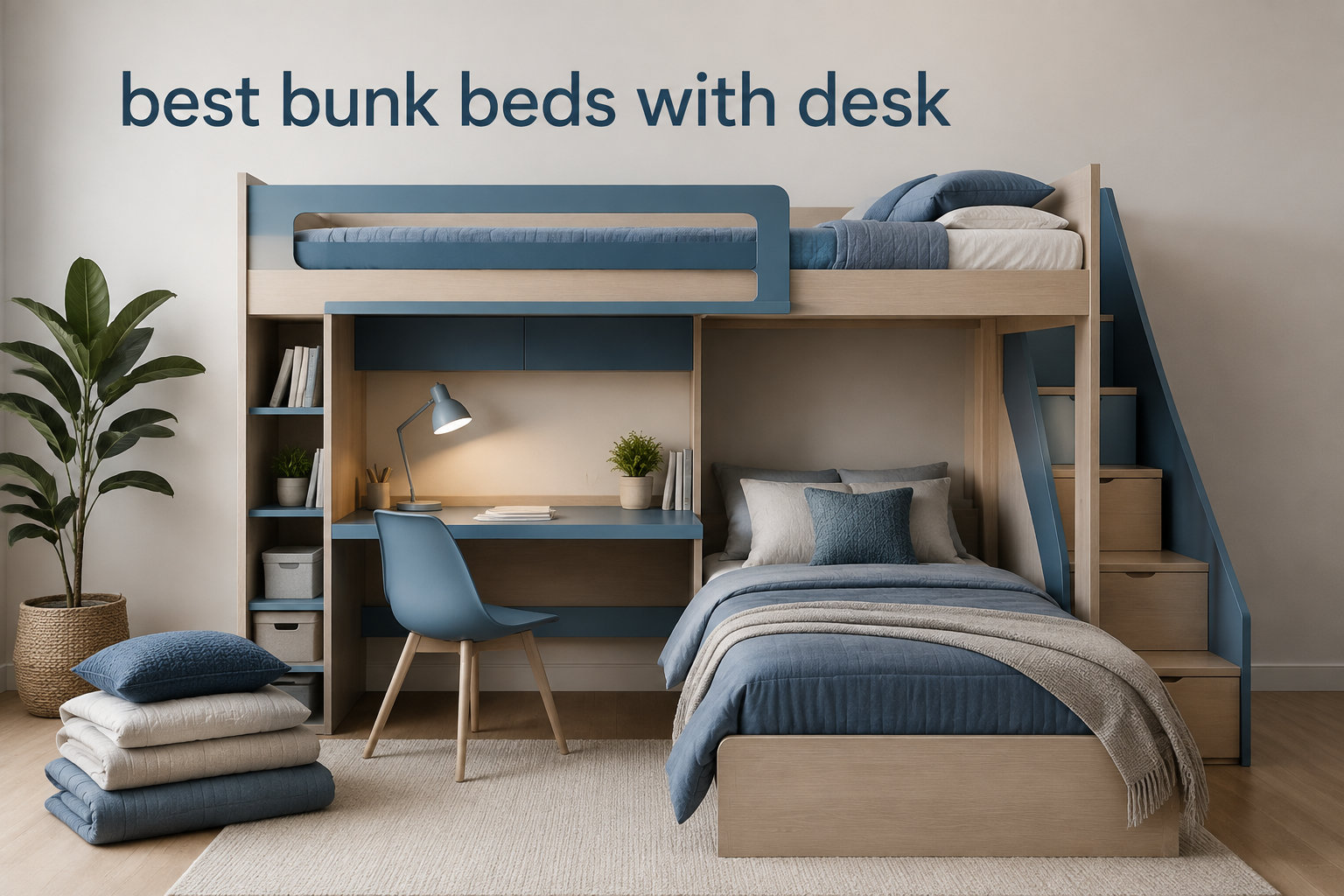 best bunk beds with desk