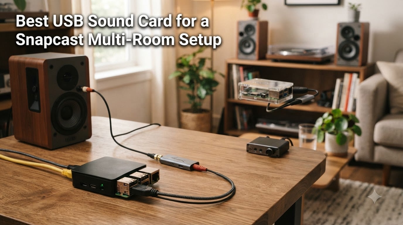 Best USB Sound Card for a Snapcast Multi-Room Setup