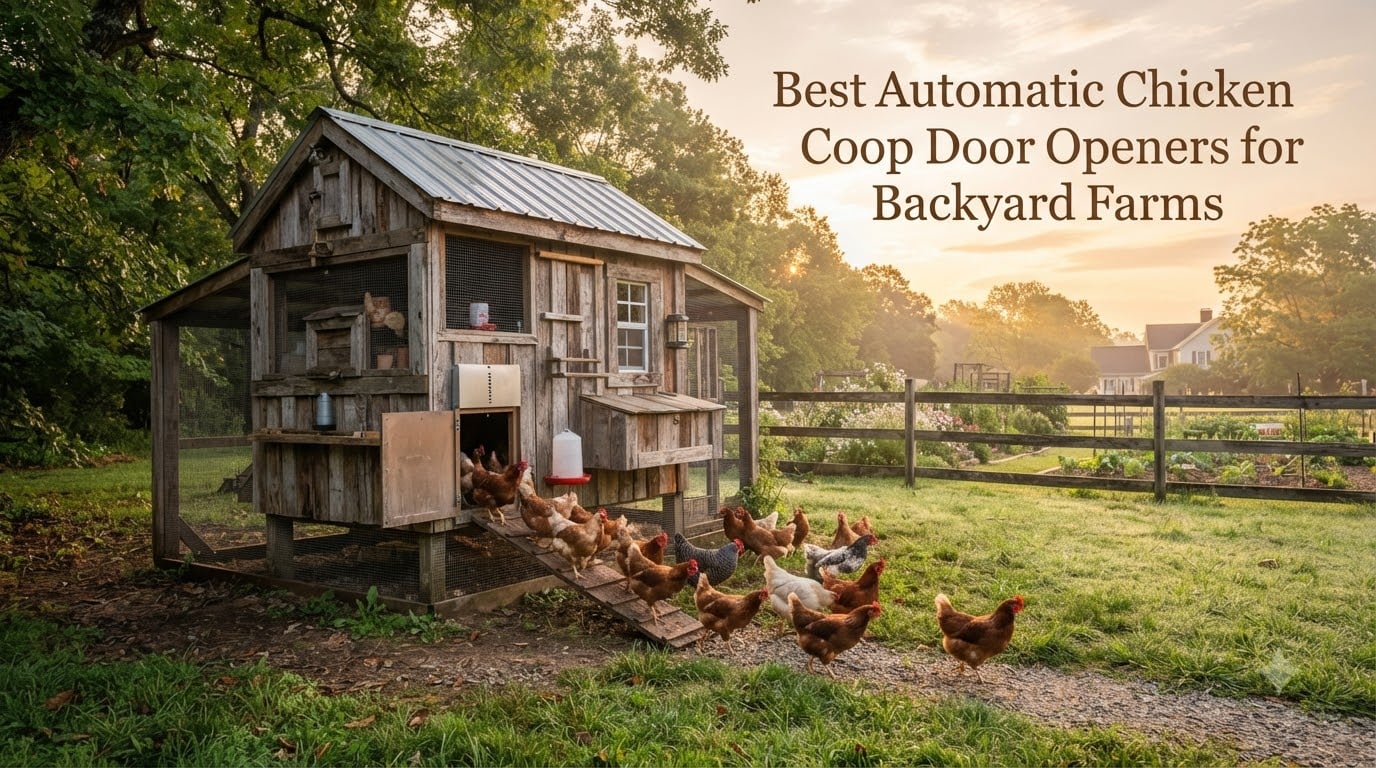 Best Automatic Chicken Coop Door Openers for Backyard Farms