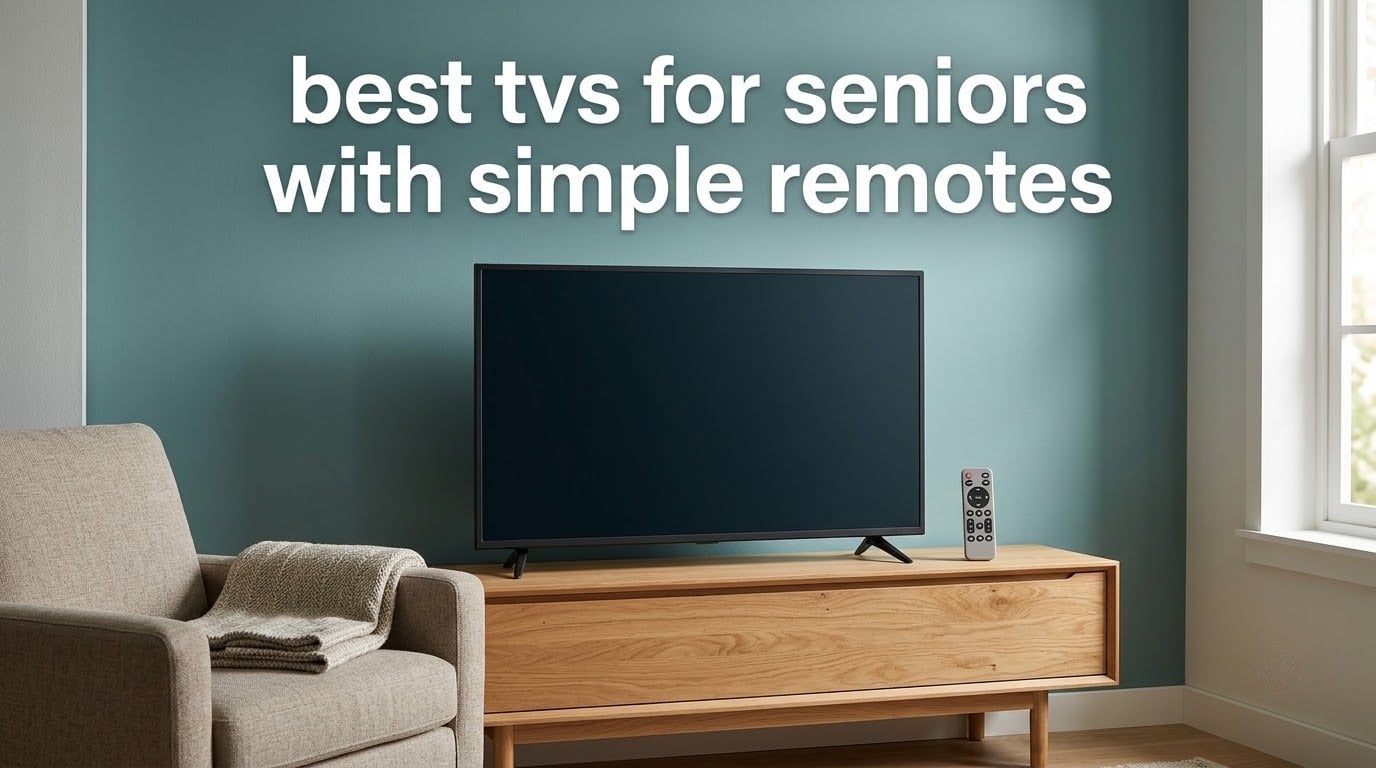 best tvs for seniors with simple remotes