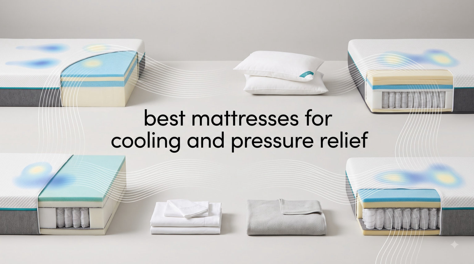 best mattresses for cooling and pressure relief