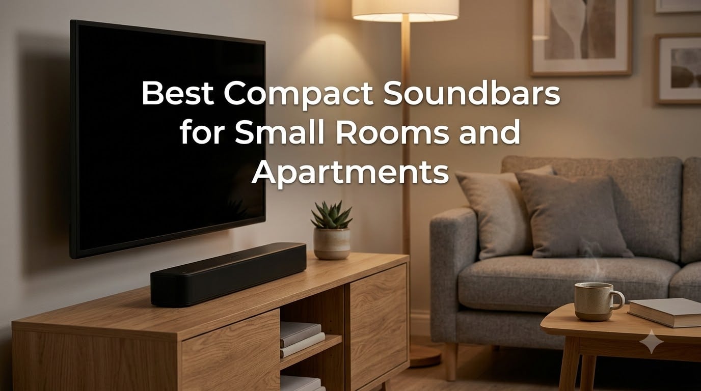 Best Compact Soundbars for Small Rooms and Apartments