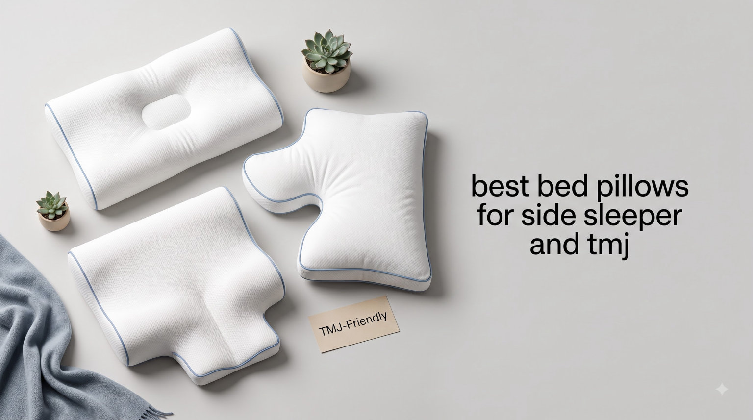 best bed pillows for side sleeper and tmj