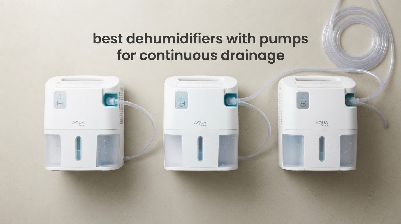best dehumidifiers with pumps for continuous drainage