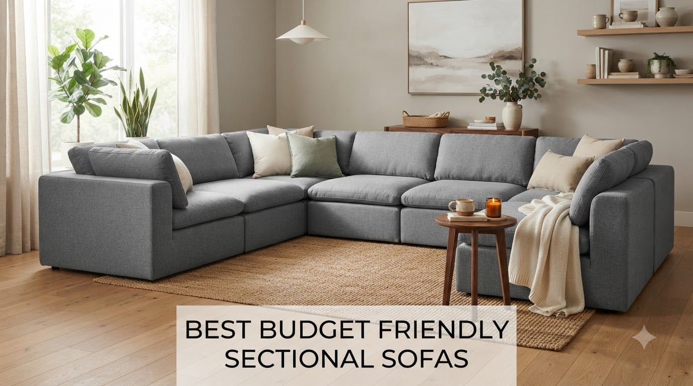 best budget friendly sectional sofas
