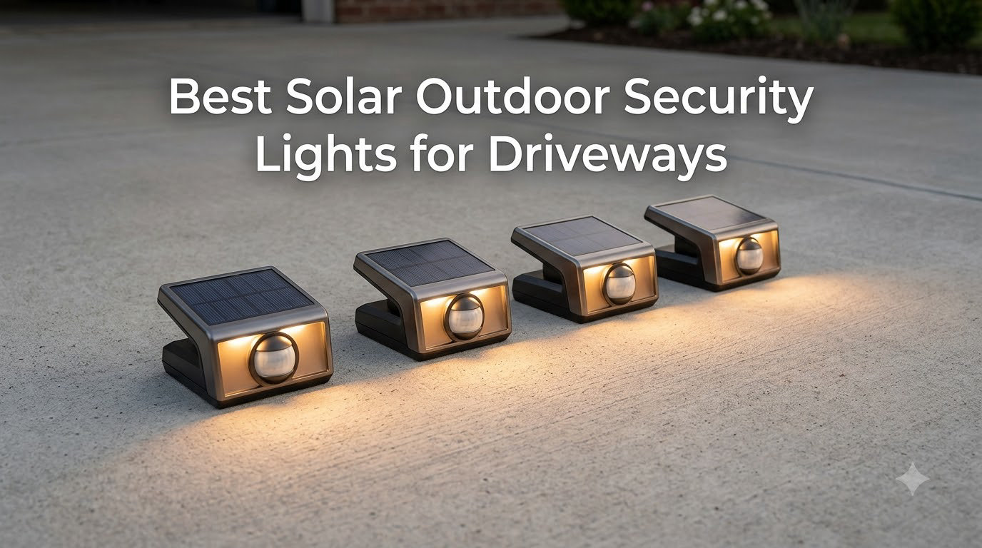 Best Solar Outdoor Security Lights for Driveways