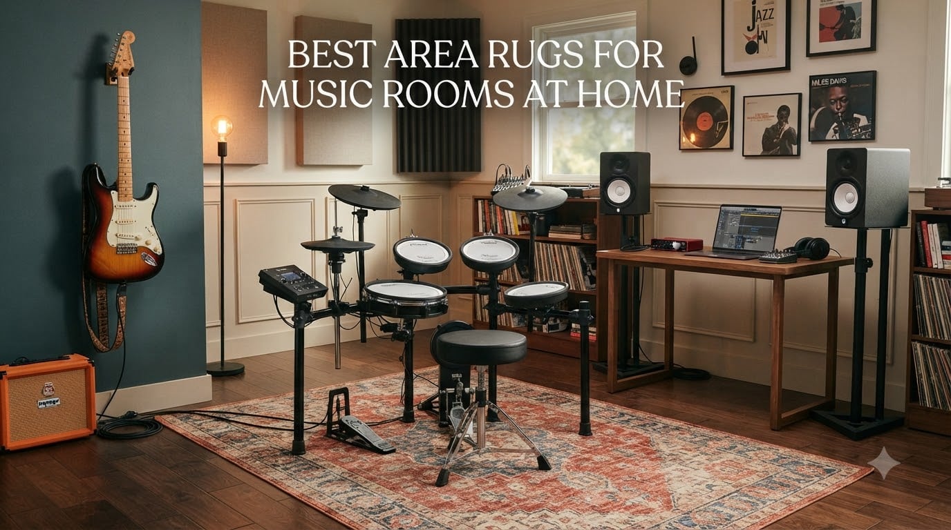 best area rugs for music rooms at home