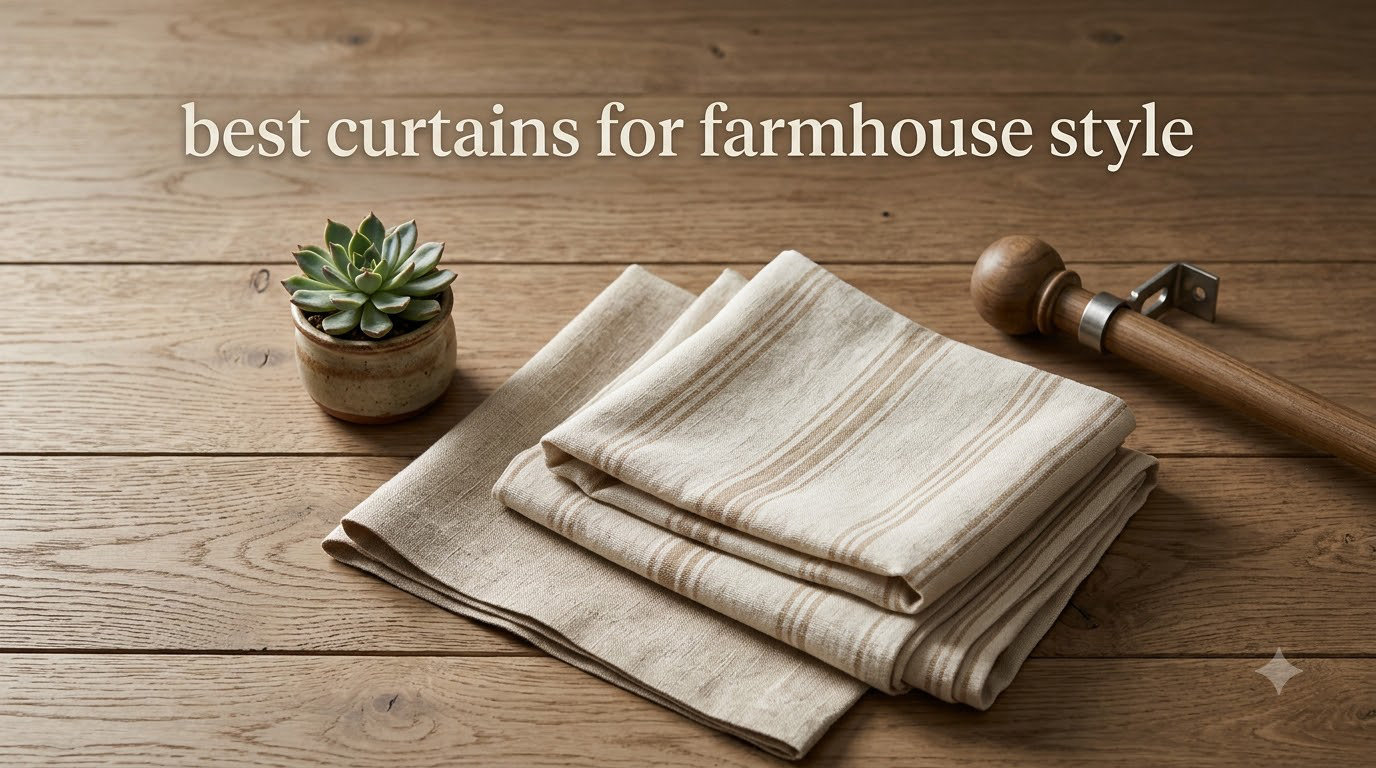 best curtains for farmhouse style