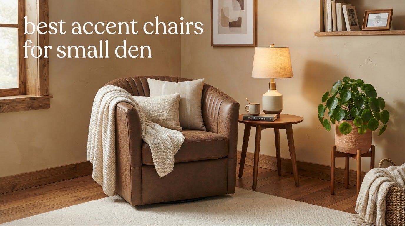 best accent chairs for small den