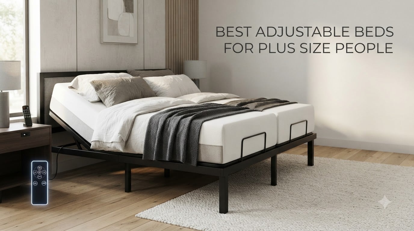 best adjustable beds for plus size people