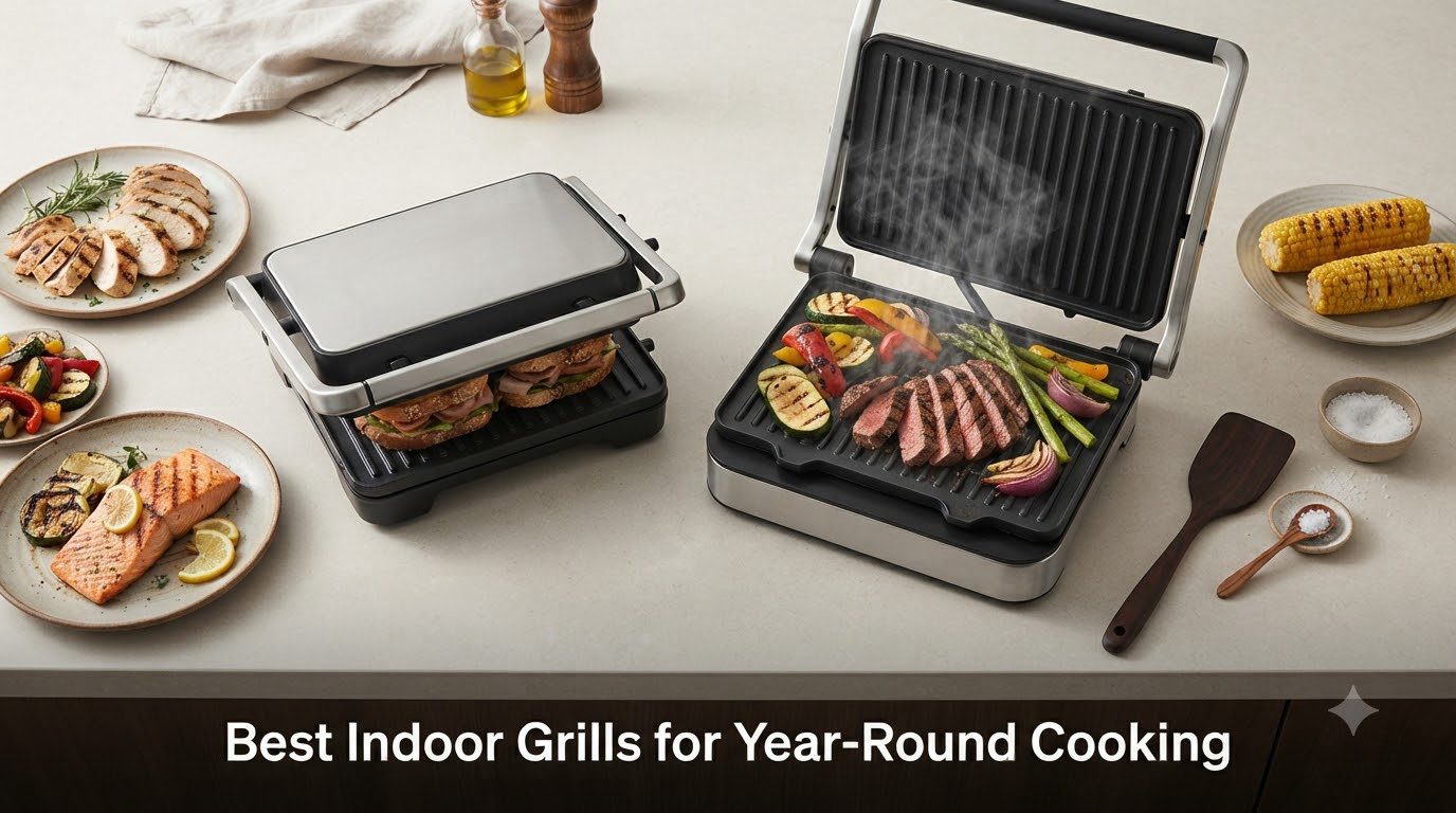 Best Indoor Grills for Year-Round Cooking