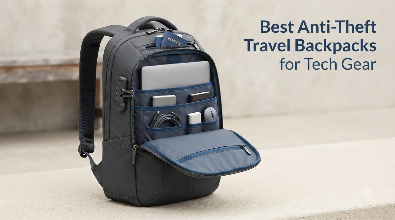 Best Anti-Theft Travel Backpacks for Tech Gear