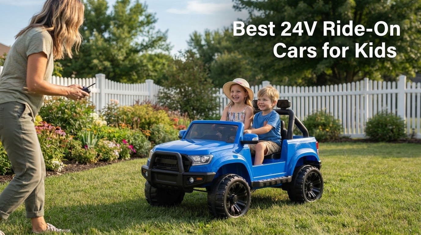 Best 24V Ride-On Cars for Kids