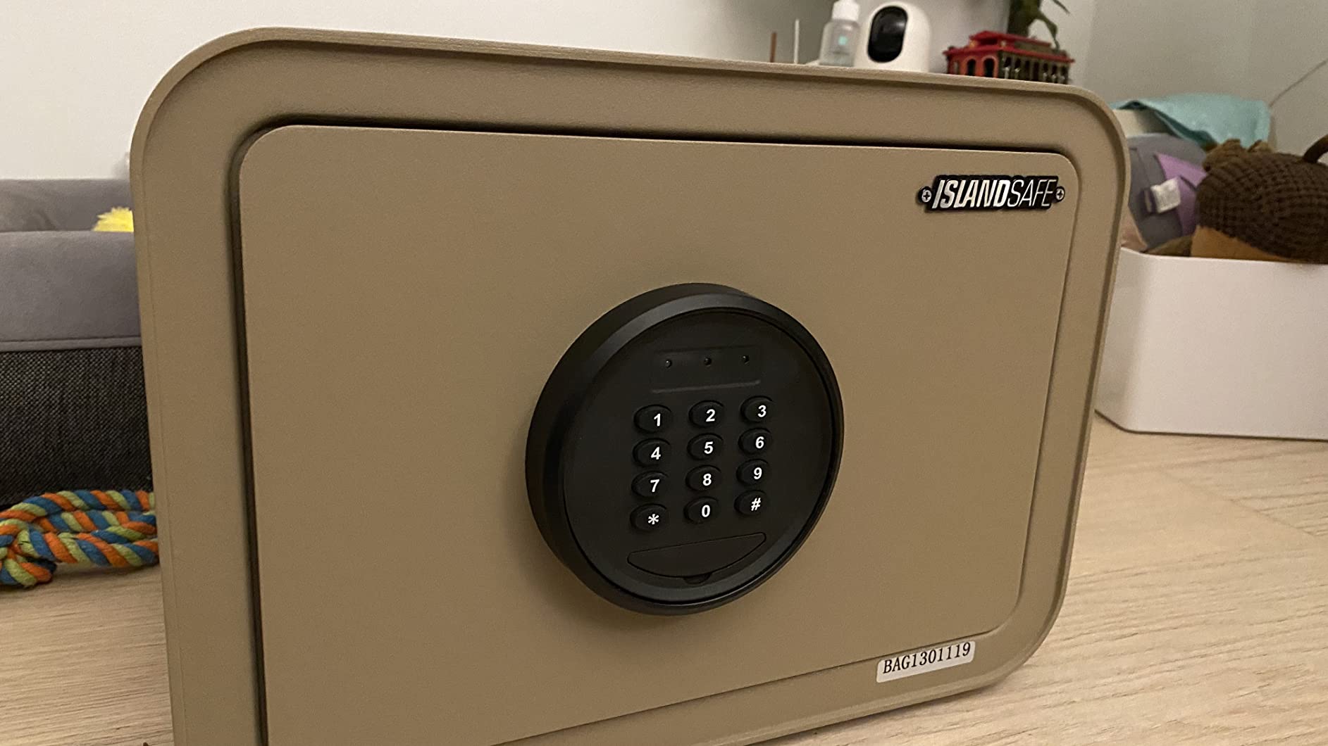 1.0 Cu.ft Digital Safe Box, Home Safe with Keypad, Black customer photo 1