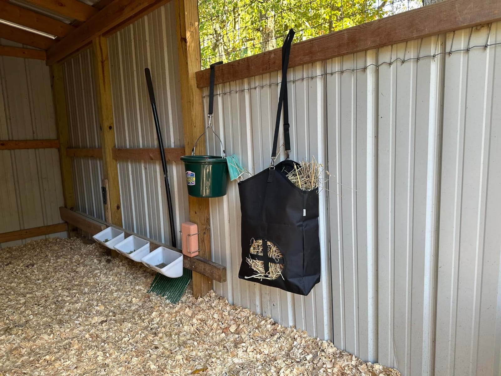 3 Packs Goat Hay Feeder, Hay Bags for Goats, Horses, Sheep customer photo 1