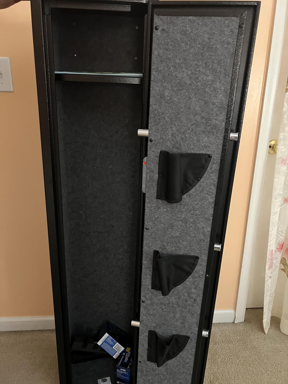 EMAXEE 5-8 Rifle Gun Safe, Gun Cabinet for Home Rifle and Pistols with Upgraded Digital Keypad and LED Light, Quick Access Firearm Safes & Cabinets with Removable Shelf and Racks customer photo 1