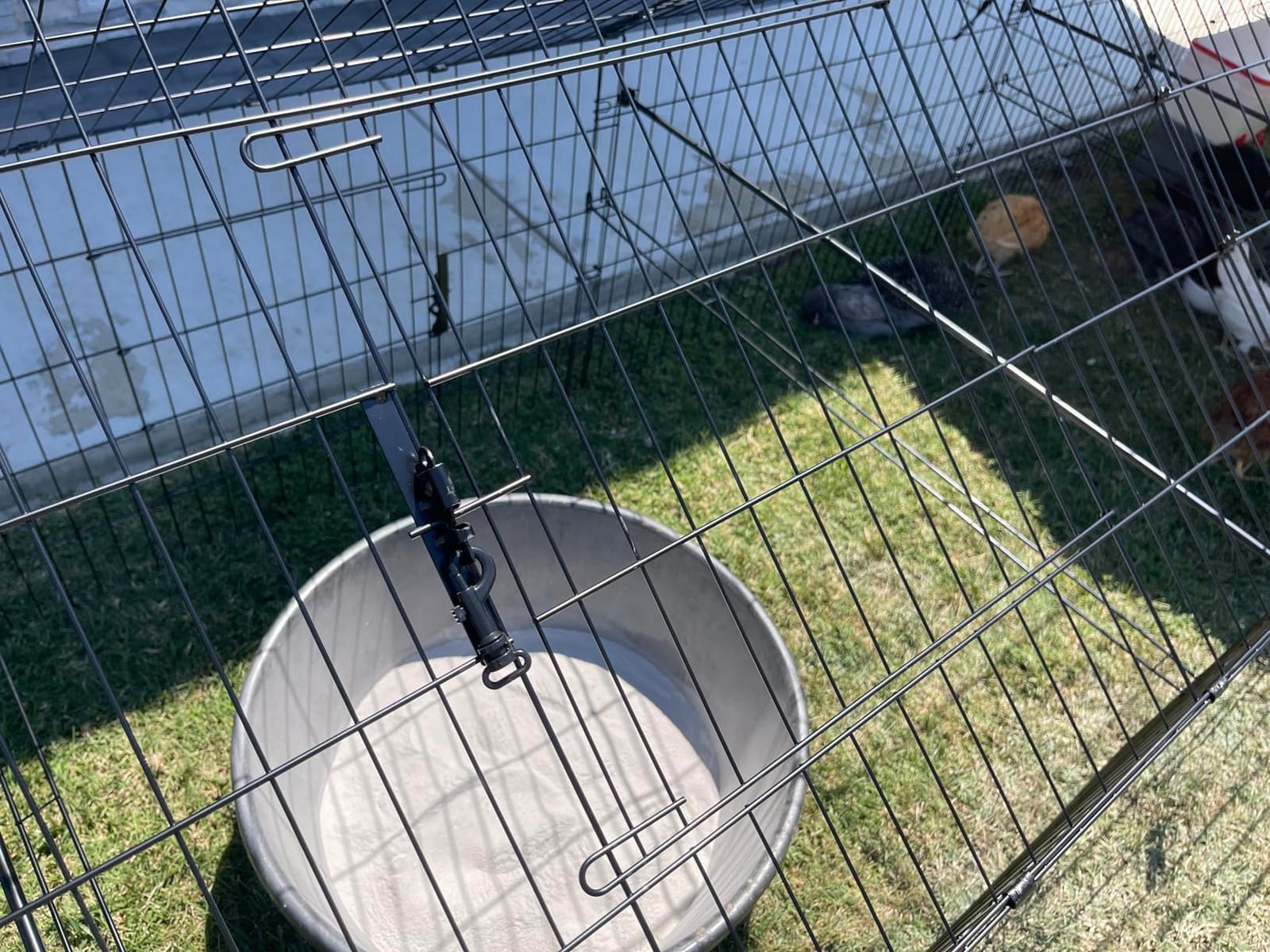 Chicken Coop, 21ft x 3.5ft Chicken Run Pen with Cover for Yard customer photo 1
