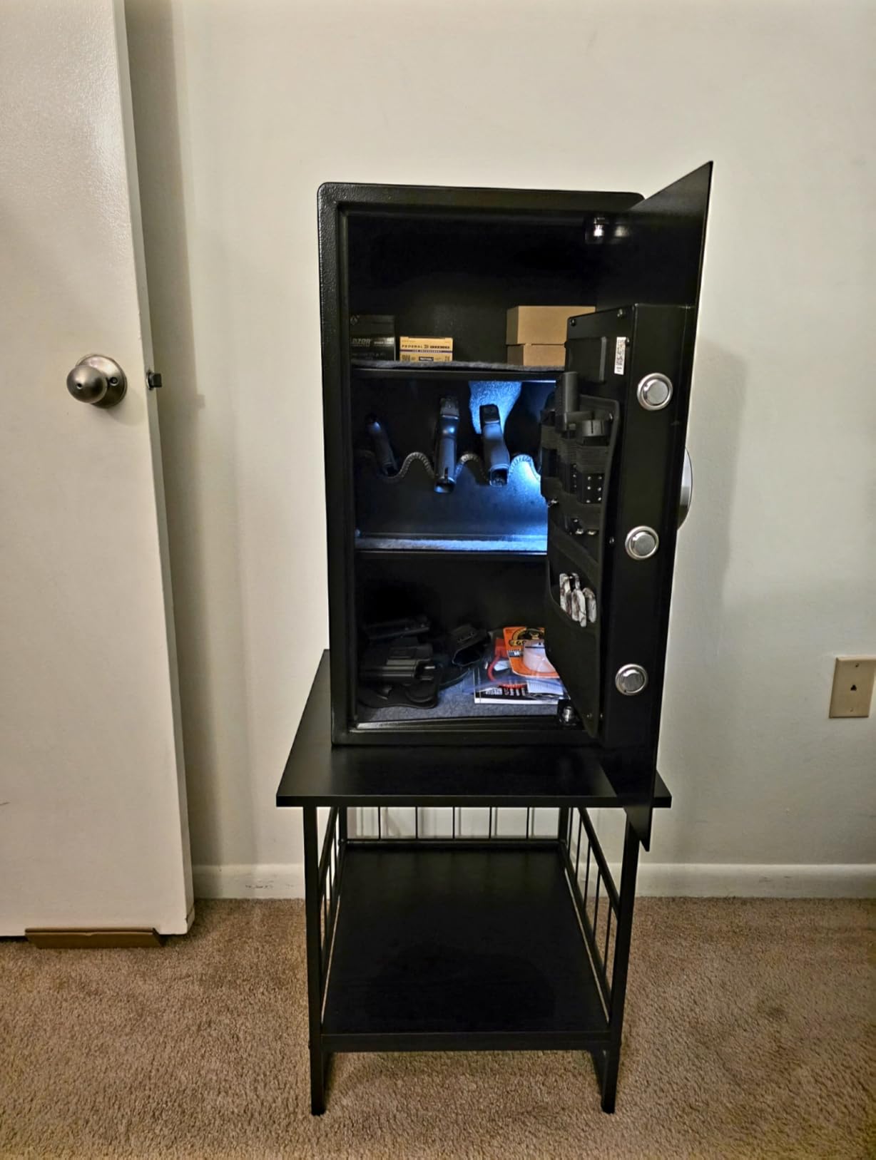 Grimtron 20LB Biometric Safe with Fingerprint Lock, 3-8 Digit PIN customer photo 1