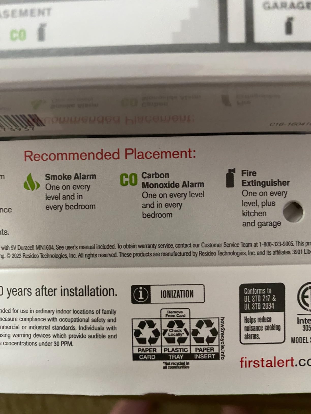 First Alert Battery Combination Smoke & Carbon Monoxide Alarm customer photo 2