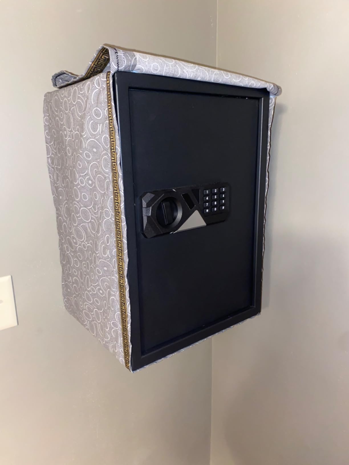 1.2 Cub Small Fireproof Safes for Home, Digital Home Safe Fireproof Waterproof with Programmable Keypad, Spare Keys and Removable Shelf, Fire Safe Box for Document Money Valuables customer photo 1