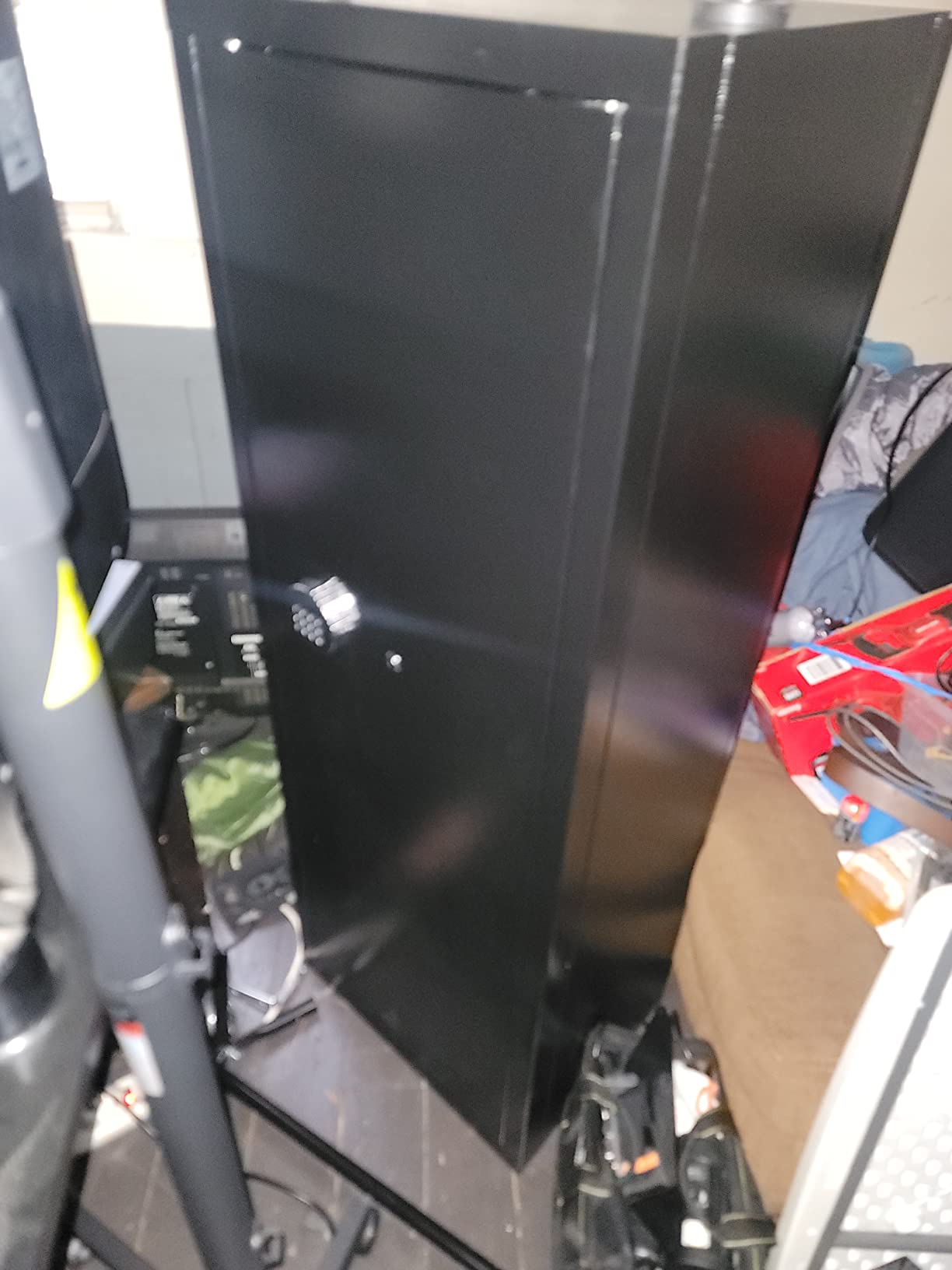 Superday 15-18 Rifle Gun Safe with Keyboard, Quick Access Large Gun Safe for Rifles, Locking Gun Cabinet Rifle Safe with Gun Safes Pockets and Adjustable Rifle Rack for Home, Office（Black） customer photo 1