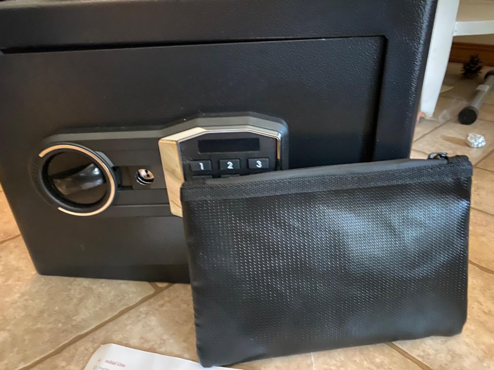 1800°F/ 35 Min Small Fireproof Safe, 15.25 Lbs Heavy Duty Safe Box customer photo 1