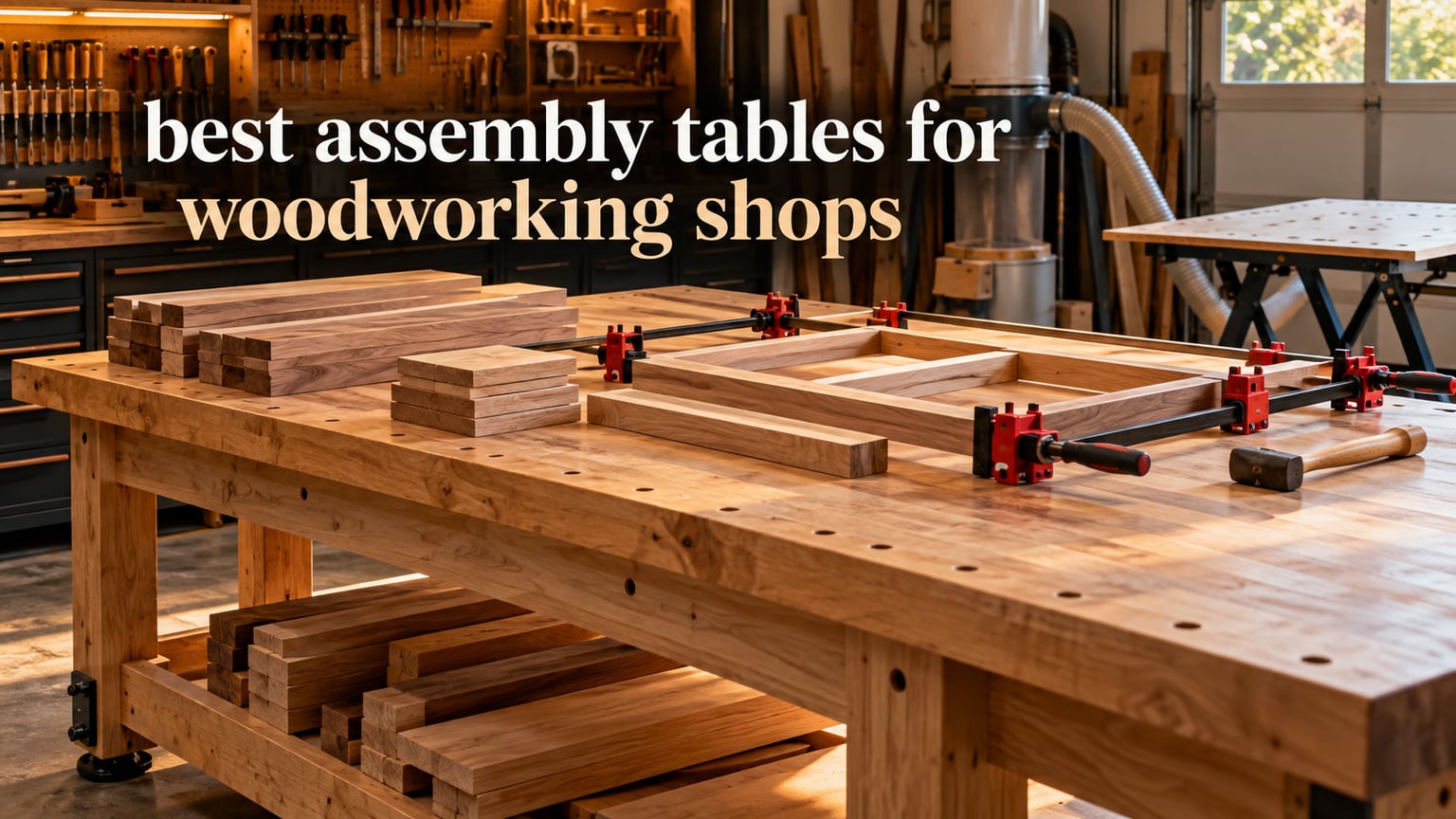 best assembly tables for woodworking shops