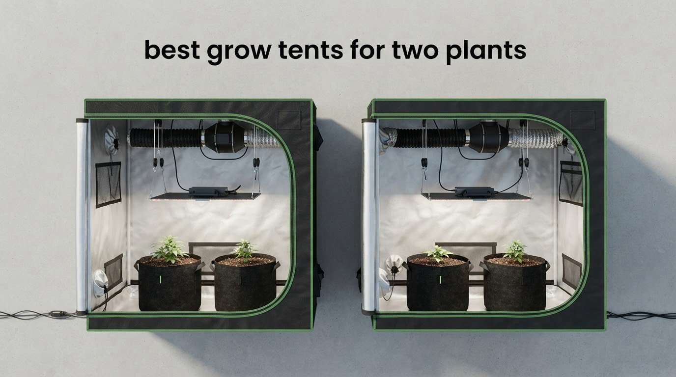 best grow tents for two plants