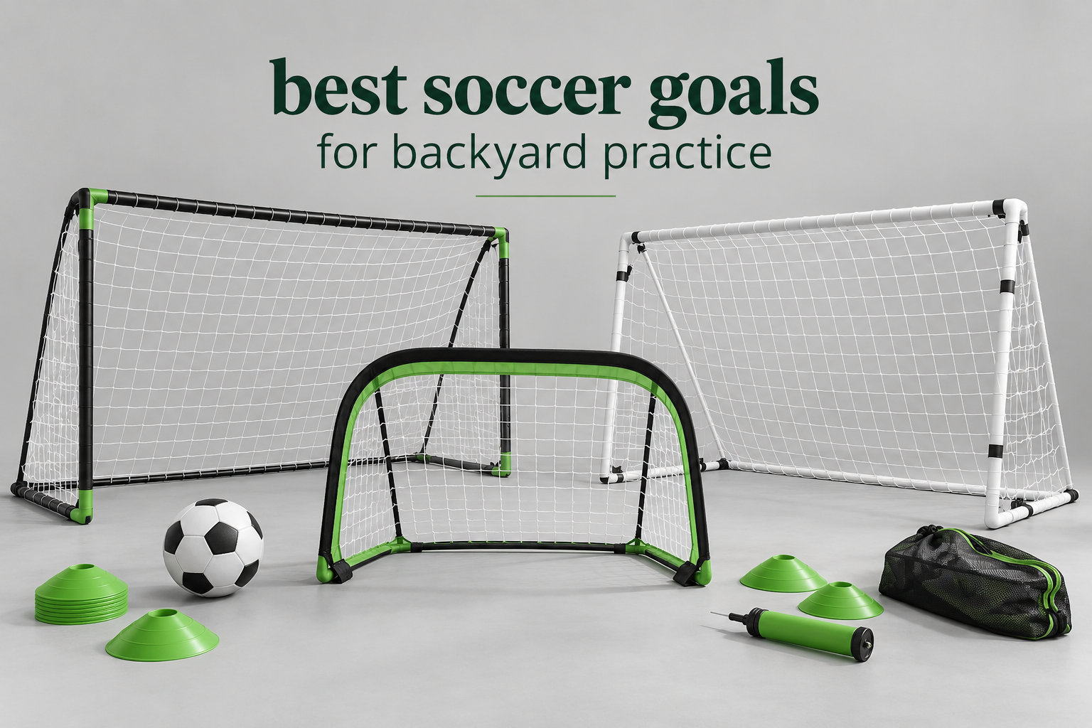 best soccer goals for backyard practice