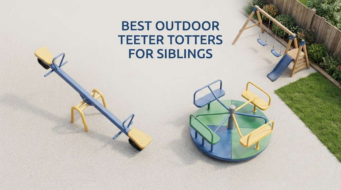 best outdoor teeter totters for siblings